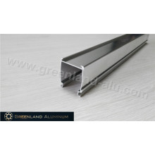 Hochwertiges eloxiertes silbernes Aluminium-Schienenprofil